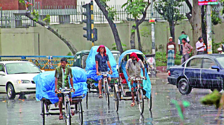 Rain brings relief to Dhaka dwellers