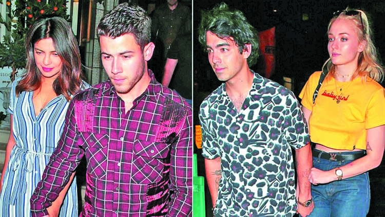 Priyanka Chopra, Nick Jonas on double date