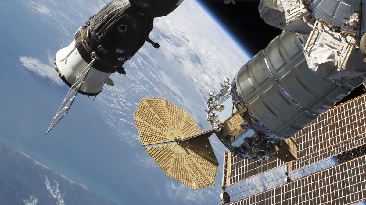 Astronauts tackle leak on International Space Station