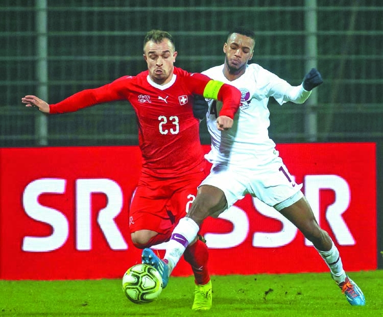 Qatar stun Switzerland 1-0 in friendly match