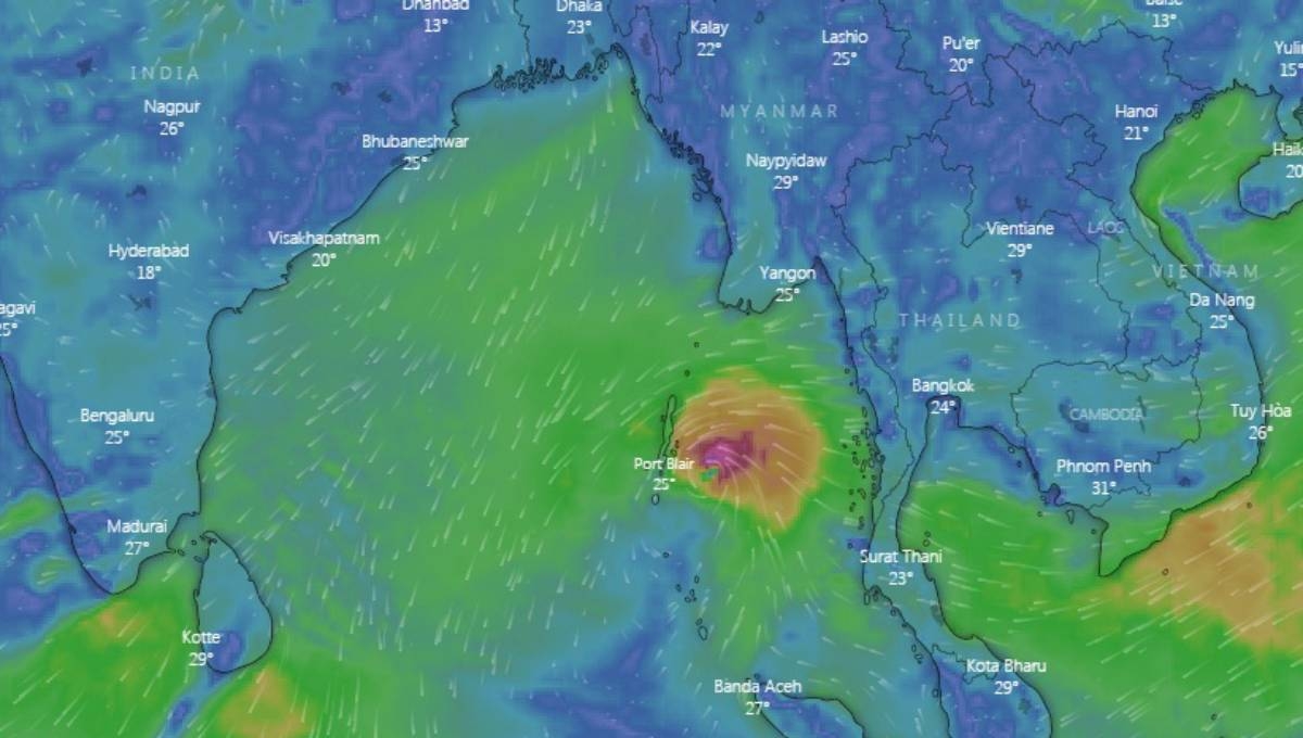 Cyclone 'Pabuk' weakened into deep depression over Andaman Sea