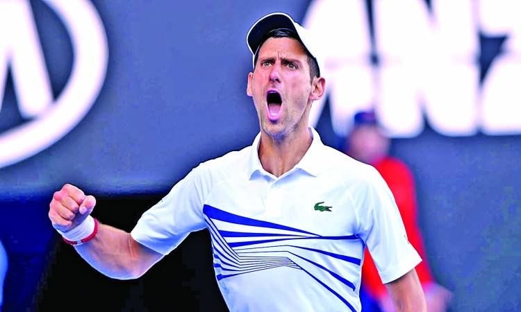Djokovic beats Denis Shapovalov to advance