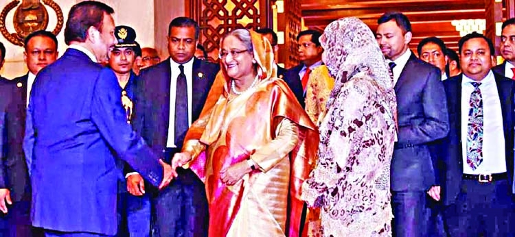 Padma Bank chairman accompanies PM