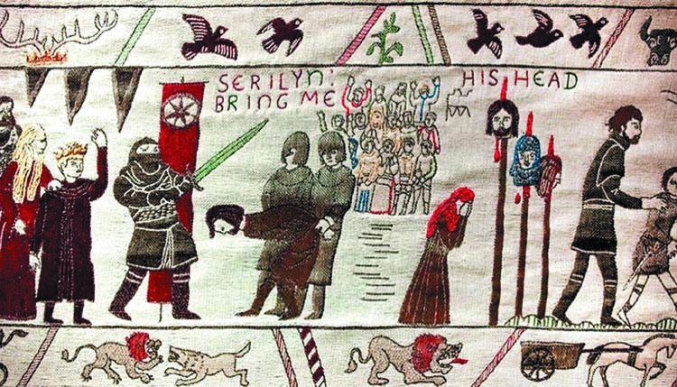 Tapestry depicts 'Game of Thrones' saga