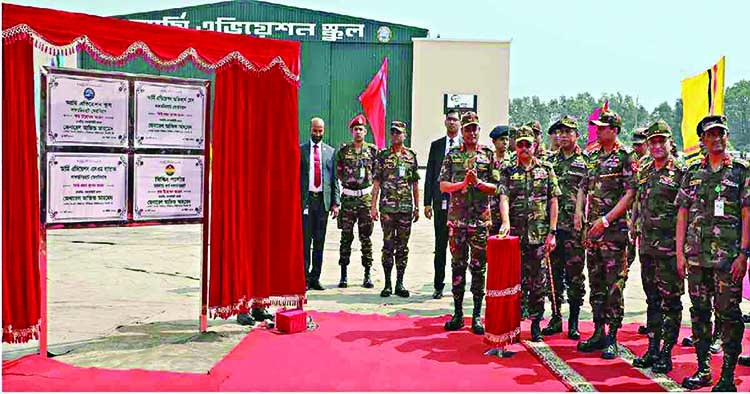 Army Chief opens Army Aviation School base 