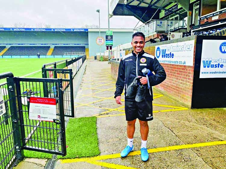 Zidan Miah 'dreams' to play for BD