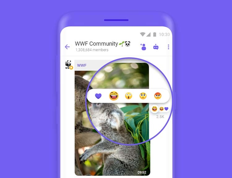 Viber expands expressive palette with new Reactions feature in messages