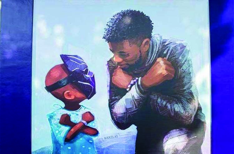 Mural at Disneyland pays tribute to Chadwick Boseman