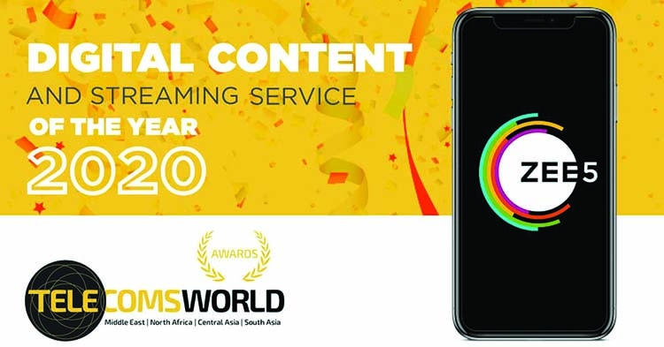 ZEE5 wins 'Digital Content and Streaming Service of the Year' award