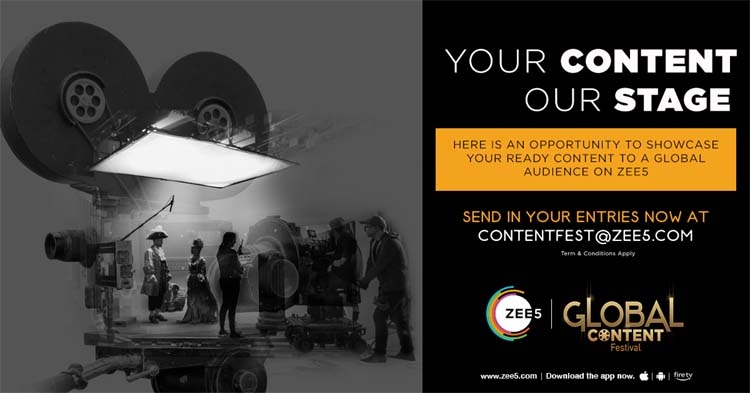 ZEE5 Global launches Global OTT Content Festival for independent filmmakers