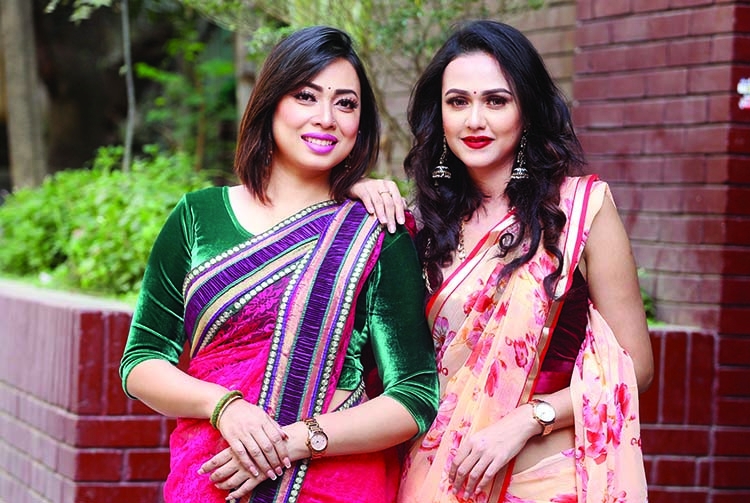 Shanu, Airin perform as judge in Anonnyo Protibha