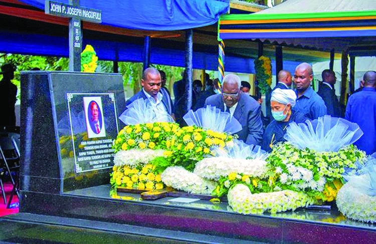Tanzanian police say 45 died in stampede at Magufuli tribute