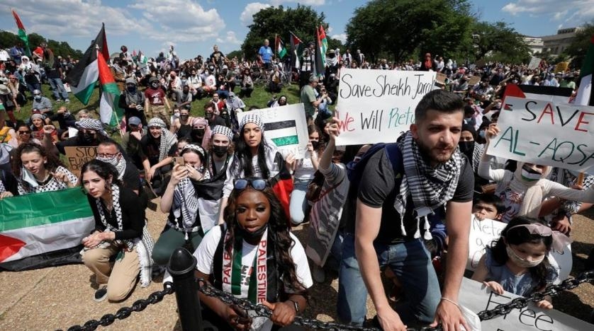 Thousands rally in N. America in solidarity with Palestinians