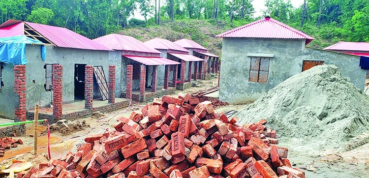Substandard materials used in Ashrayan project in Kasba