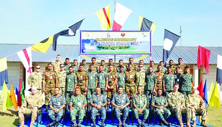Closing ceremony of 'Ex Tiger Shark-38' held