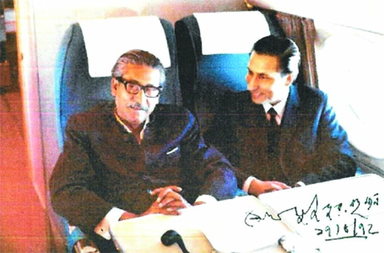 Bangabandhu's first secret meeting with a diplomat