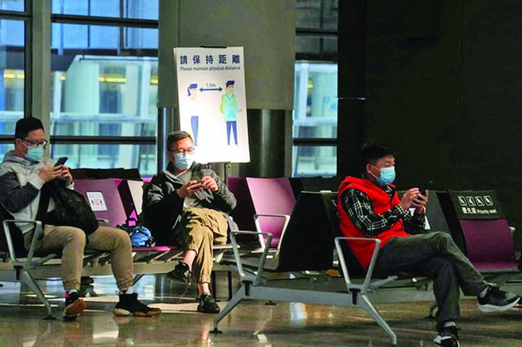 Hong Kong airport bans transit flights from more than 150 countries 