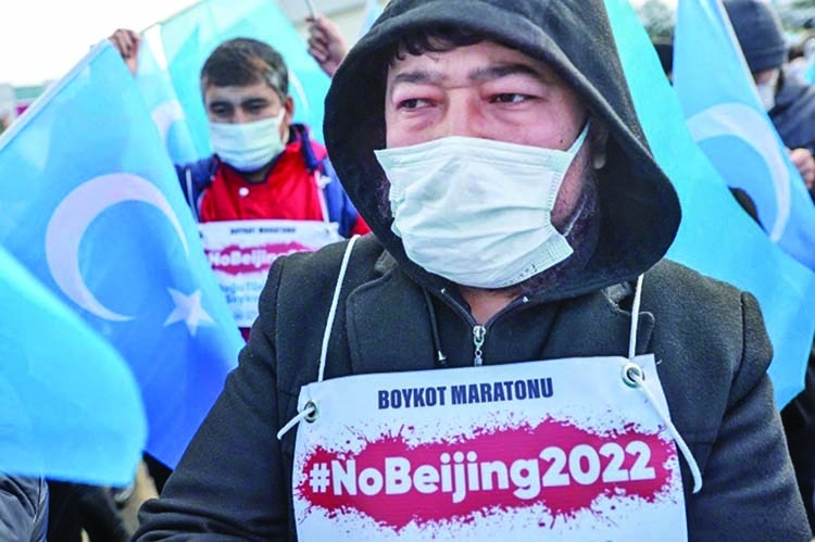 Uighurs in Turkey call for boycott of Beijing Winter Olympics