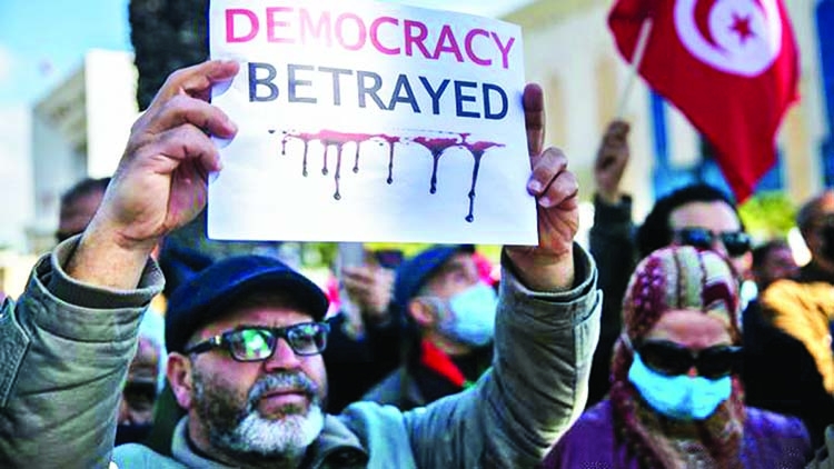 Democracy  in decline worldwide