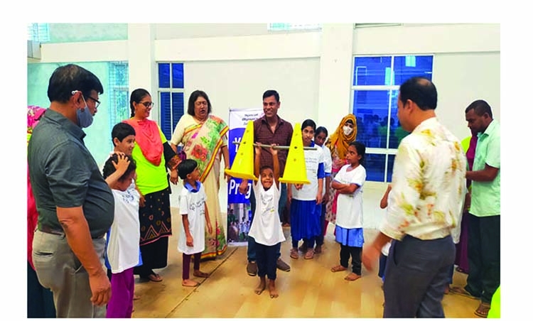 Sports training for kids with special needs held