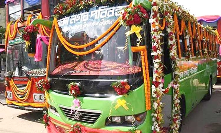 100 buses on 2 more routes launched | The Asian Age Online, Bangladesh