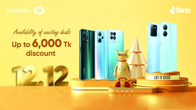 realme smartphones available in Daraz 12.12 campaign 