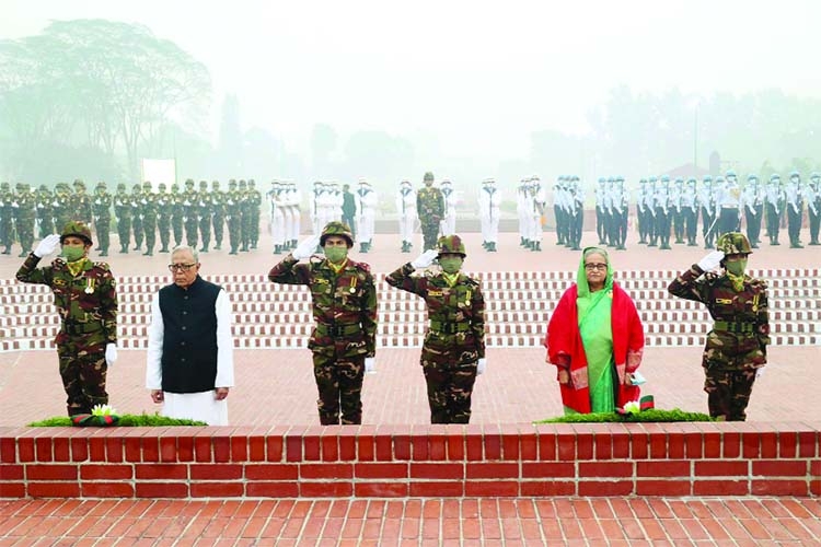President, PM attend Victory Day parade