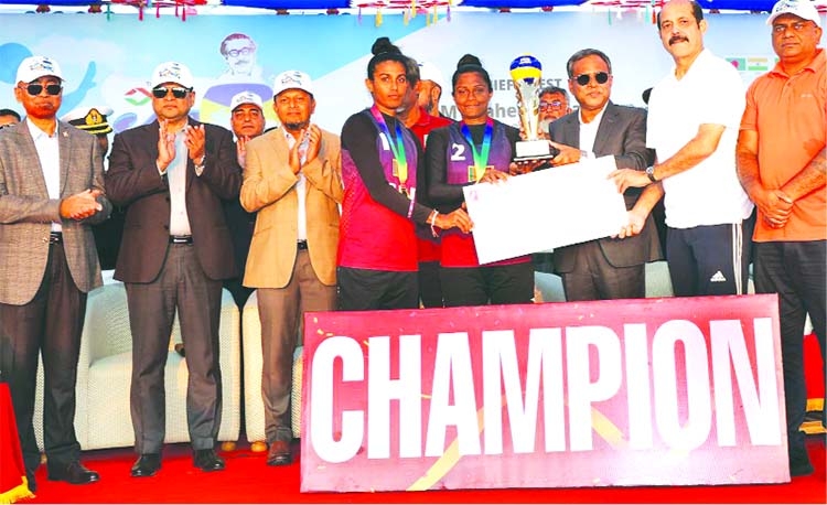 Bangabandhu International Beach Volleyball  tournament ends