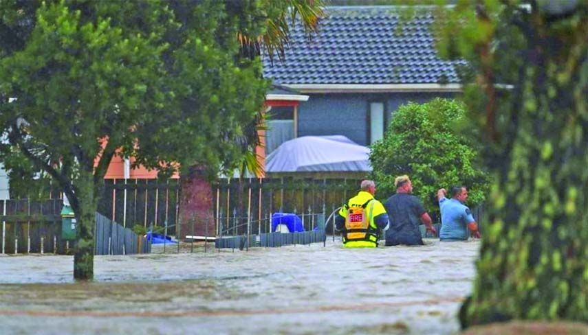 Four dead after record flooding in New Zealand