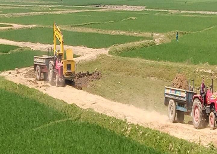 Topsoil cutting from cropland rampant in Sarail, authorities turn a blind eye