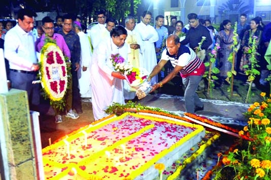 Michael Rozario commemorated in Kakrail Church
