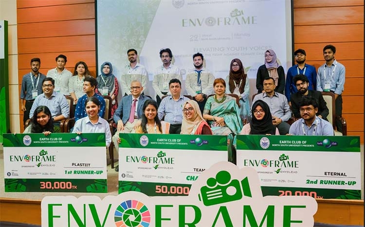 Envoframe Idea Contest awards received to the top three winning teams