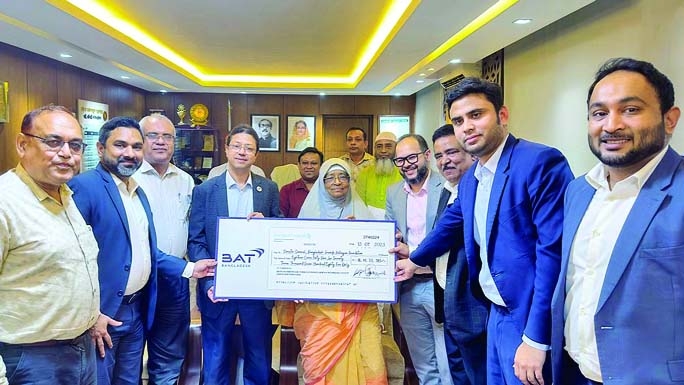 BAT Bangladesh donates Tk 18.41 crore to workers welfare fund
