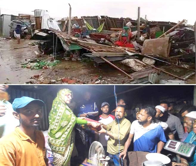 Tornado sweeps through Sarail causing damage