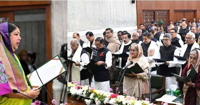 Newly elected MPs are sworn in by Speaker