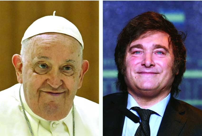 Argentines at odds, Milei and Pope Francis to meet