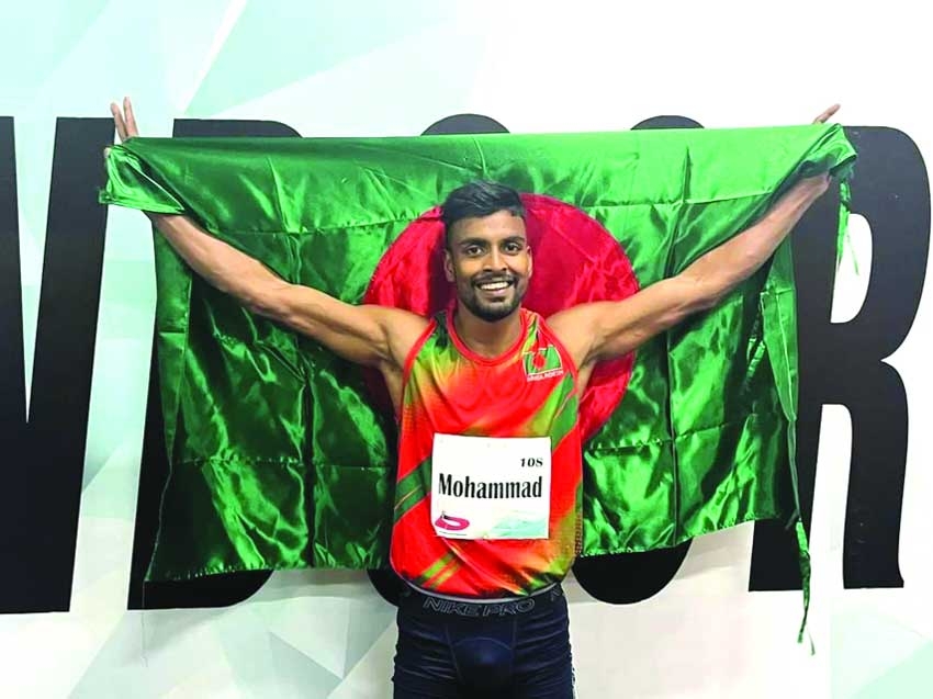 Bangladesh's Jahir Rayhan clinches silver in 400-meter sprint