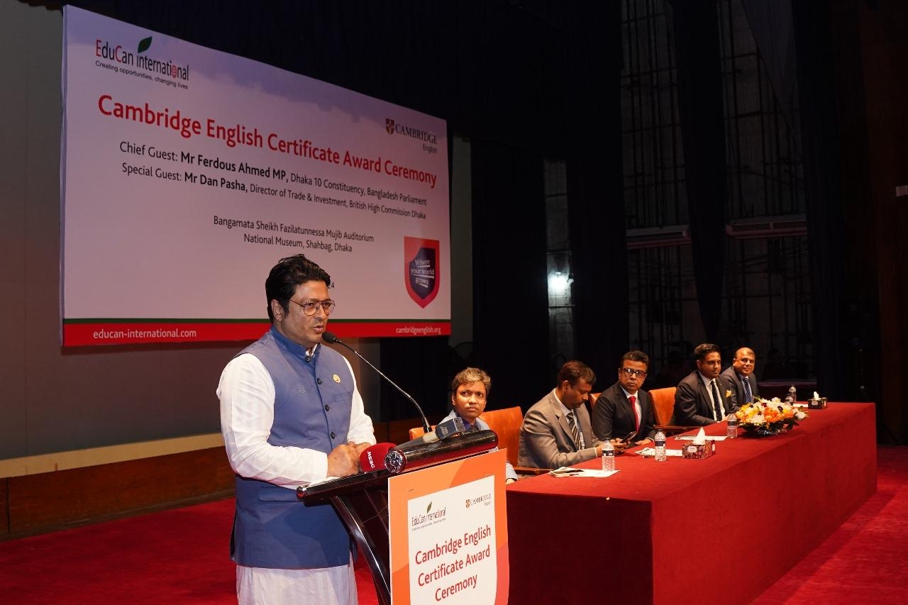 554 students get Cambridge English certificates
