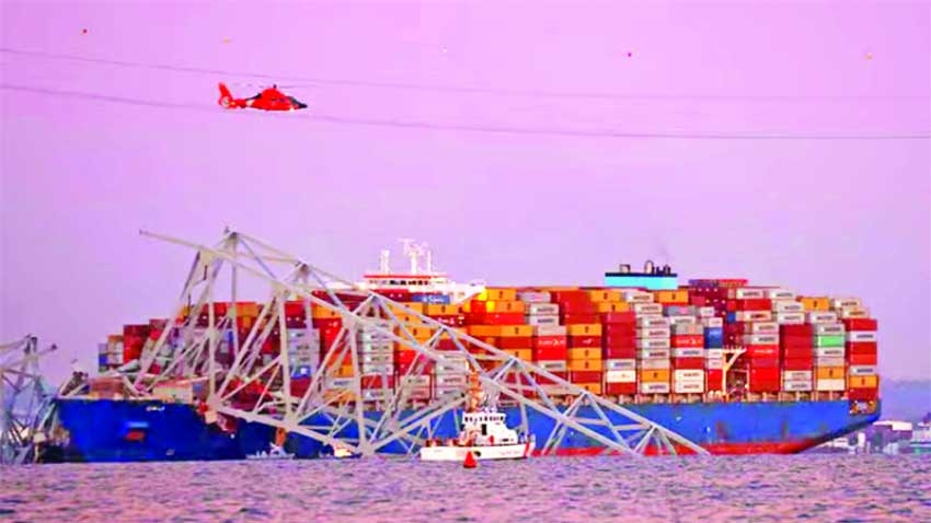 6 missing as Baltimore bridge collapses after ship collision | The ...
