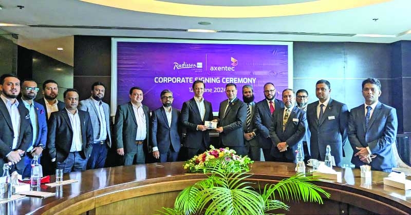 Axentec partners with Radisson Blu Ctg for advanced WiFi solution