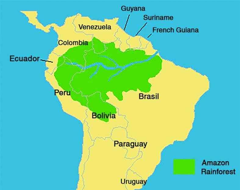 Country Map. Amazon Amazing Amazon: A Traveller’s Tale | The Asian Age Online, Bangladesh