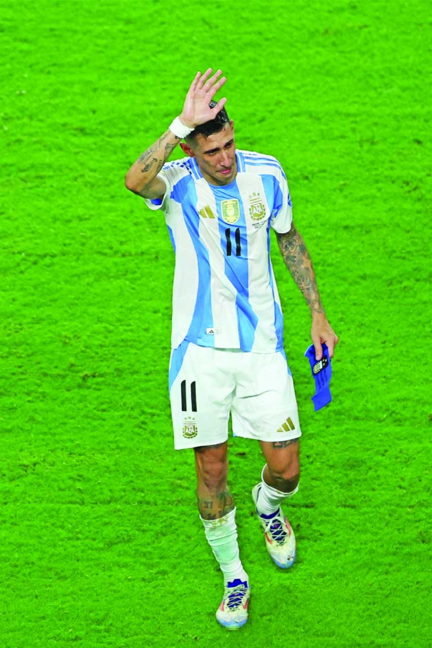 Copa final was dream farewell says Di Maria