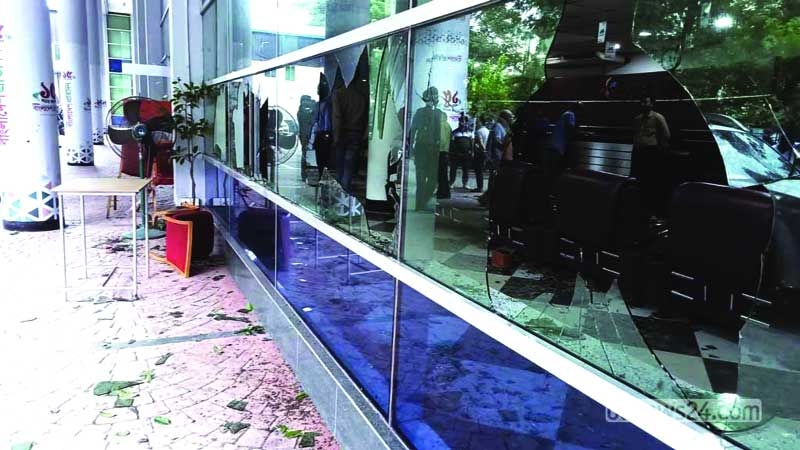 Masked gangsters attack East West Media Group
