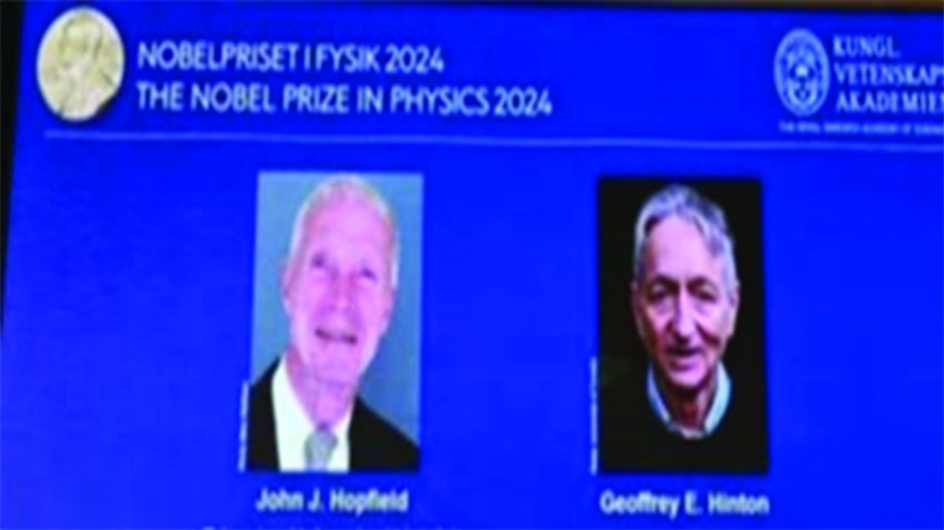 'Godfather of AI' shares Nobel Prize in physics