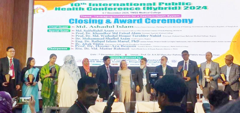 10th Int'l Public Health confce held in Bogura