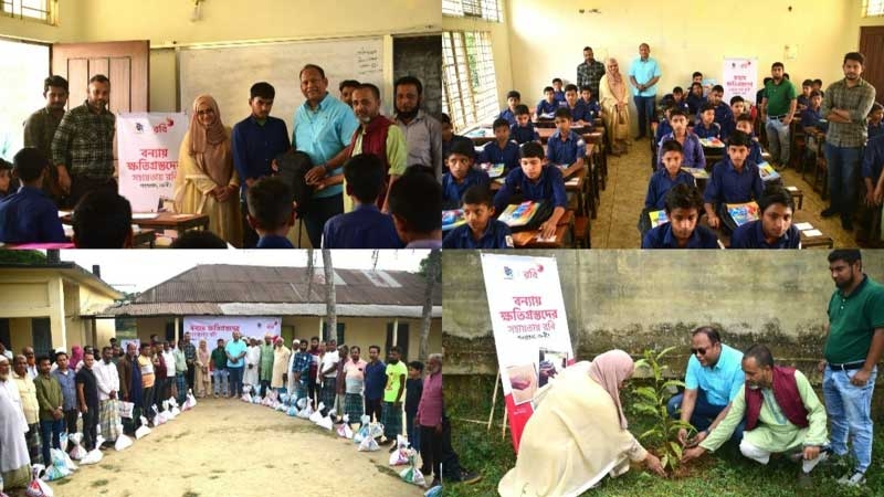 Robi takes initiatives to rehabilitate flood-hit communities in Feni ...