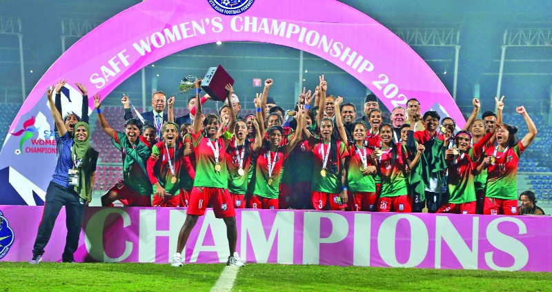 It was eventful year for women's football team