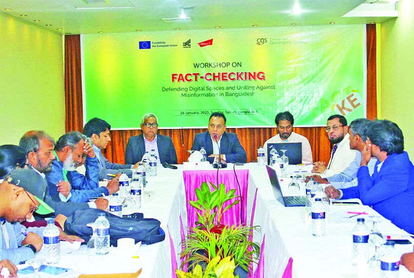 CGS hosts fact-checking workshop for journalists in Sylhet 