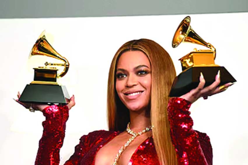 Beyonce leads Grammys pack at gala backdropped by fires | The Asian Age ...