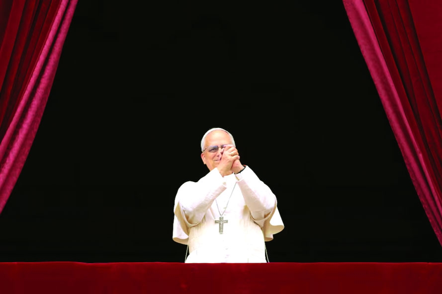 Pope Leo appeals for no more war in first Sunday address